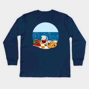 Beach Bar Kids Long Sleeve T-Shirt